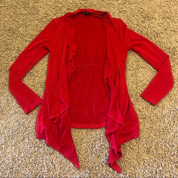 BCX Sweaters - Red Light Weight Cardigan